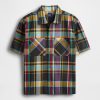 Camicia Oxford a quadri misti