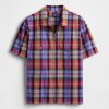 Camicia Oxford a quadri misti