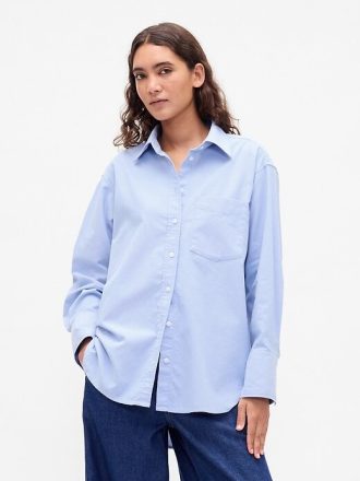 Camicia Oxford in cotone biologico
