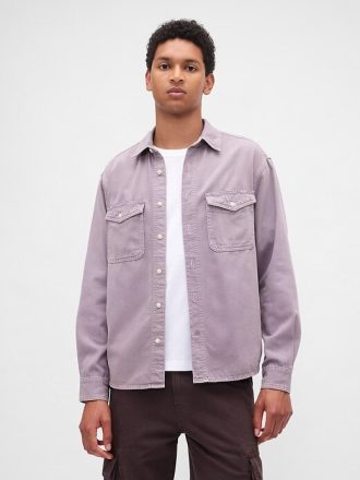 Camicia rilassata in denim ultra morbido
