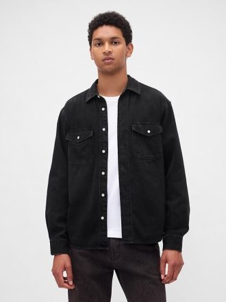 Camicia rilassata in denim ultra morbido