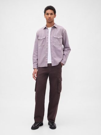 Camicia rilassata in denim ultra morbido