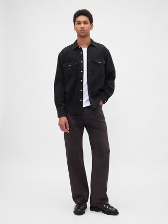 Camicia rilassata in denim ultra morbido