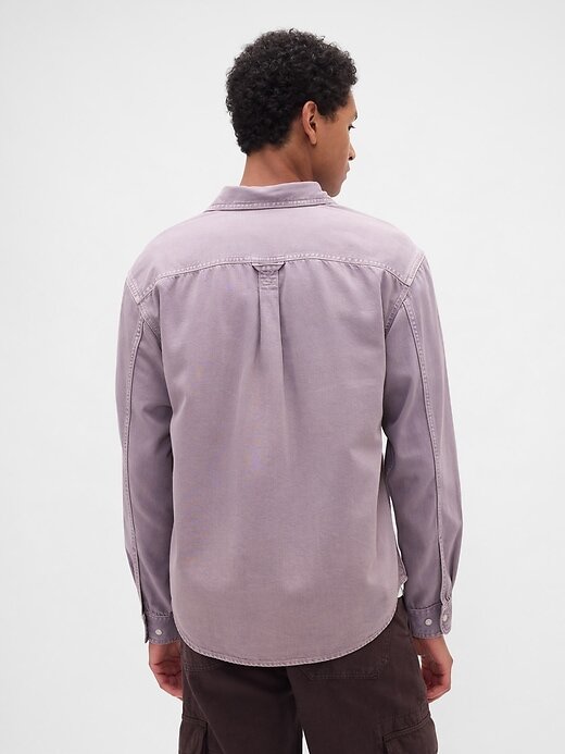 Camicia rilassata in denim ultra morbido Camicia rilassata in denim ultra morbido