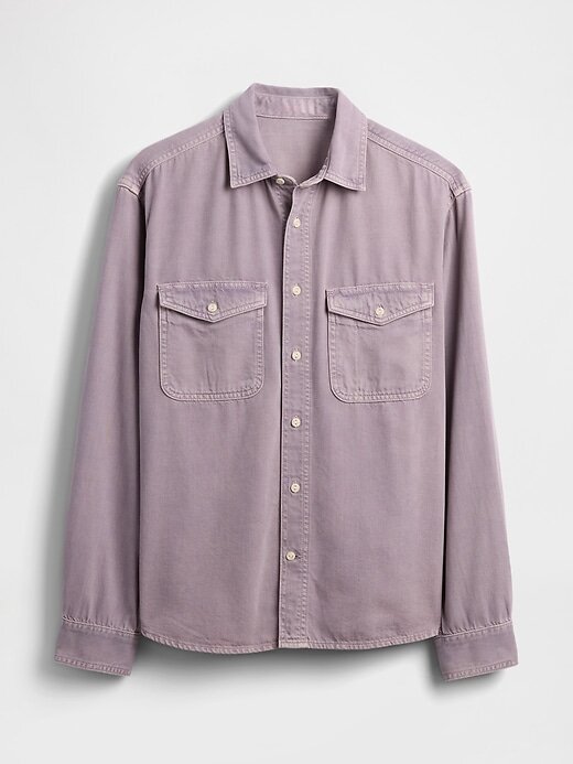 Camicia rilassata in denim ultra morbido Camicia rilassata in denim ultra morbido