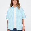 Camicia rilassata in lino e cotone per bambini