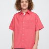 Camicia rilassata in lino e cotone per bambini