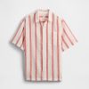 Camicia rilassata in lino e cotone per bambini