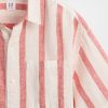Camicia rilassata in lino e cotone per bambini