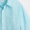 Camicia rilassata in lino e cotone per bambini