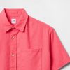 Camicia rilassata in lino e cotone per bambini