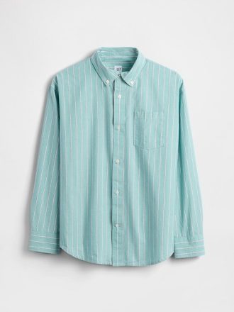 camicia rilassata in popeline di cotone biologico per bambini 2 330x440 - Camicia rilassata in popeline di cotone biologico per bambini