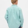 Camicia rilassata in popeline di cotone biologico per bambini Camicia rilassata in popeline di cotone biologico per bambini