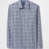 Camicia western in popeline di cotone biologico