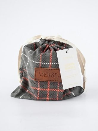 Candela in sacchetto Mersea Pumpkin Whimsea Plaid