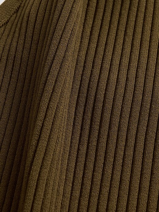 Canotta corta con maglione a coste Canotta corta con maglione a coste