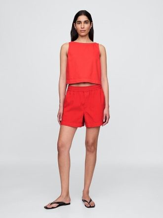 Canotta in denim ultra morbido