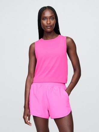 Canotta sportiva GapFit Breathe Crop