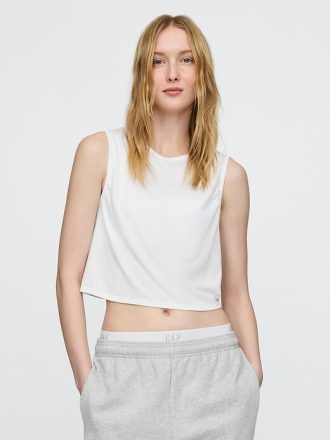 Canotta sportiva GapFit Breathe Crop