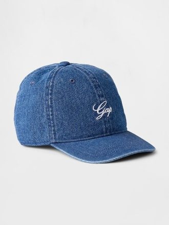 Cappello da baseball con logo Denim Gap per bambini