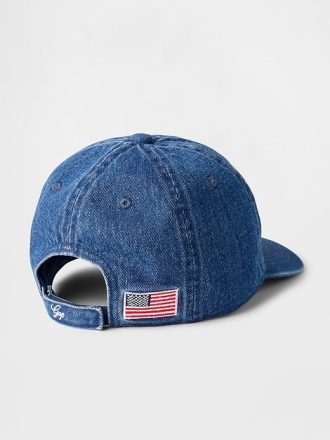 Cappello da baseball con logo Denim Gap per bambini
