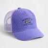 Cappello da camionista con logo in velluto a coste per bambini