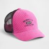 Cappello da camionista con logo in velluto a coste per bambini