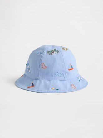 Cappello da pescatore in cotone biologico per neonati e bambini