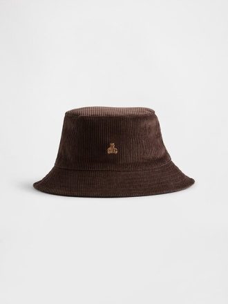 Cappello da pescatore in velluto a coste per neonati e bambini