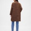 Cappotto in misto lana pied de poule