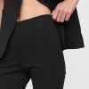 Capri a doppia maglia a vita alta