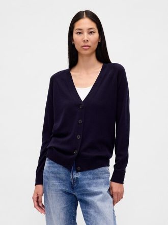Cardigan boyfriend in lana merino