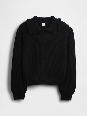 Cardigan con collo a balze per bambini