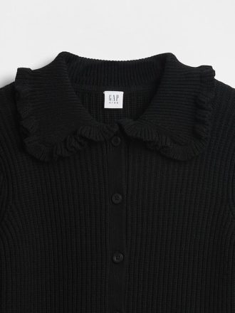 Cardigan con collo a balze per bambini