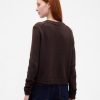 Cardigan girocollo in 100% cotone Cardigan girocollo in 100% cotone