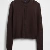 Cardigan girocollo in 100% cotone Cardigan girocollo in 100% cotone