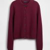 Cardigan girocollo in 100% cotone Cardigan girocollo in 100% cotone