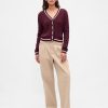 Cardigan in maglia a trecce 100% cotone