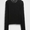 Cardigan in pizzo