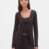 Cardigan pigiama a costine mini Cardigan pigiama a costine mini