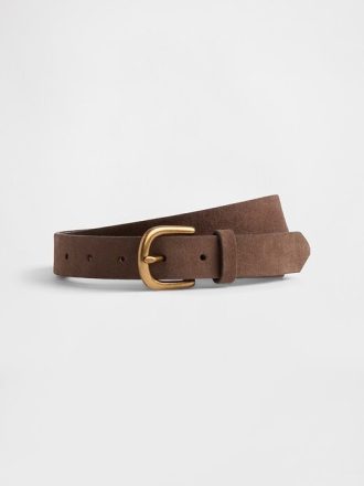 Cintura in pelle scamosciata