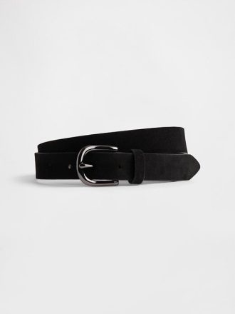 Cintura in pelle scamosciata