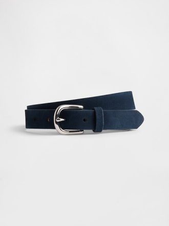 Cintura in pelle scamosciata