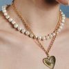Collana HART con cuore in oro a coste Collana HART con cuore in oro a coste