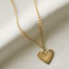 Collana HART con cuore in oro a coste Collana HART con cuore in oro a coste
