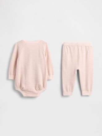 Completo body e maglione per neonato