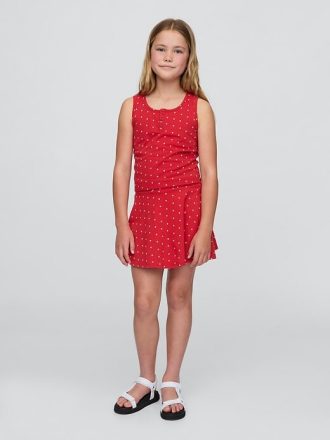 Completo canotta e gonna-pantalone per bambini