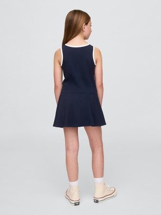 Completo canotta e gonna-pantalone per bambini