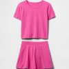 Completo con gonna-pantalone per bambini