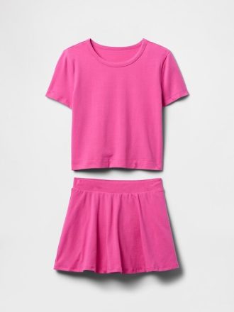 Completo con gonna-pantalone per bambini